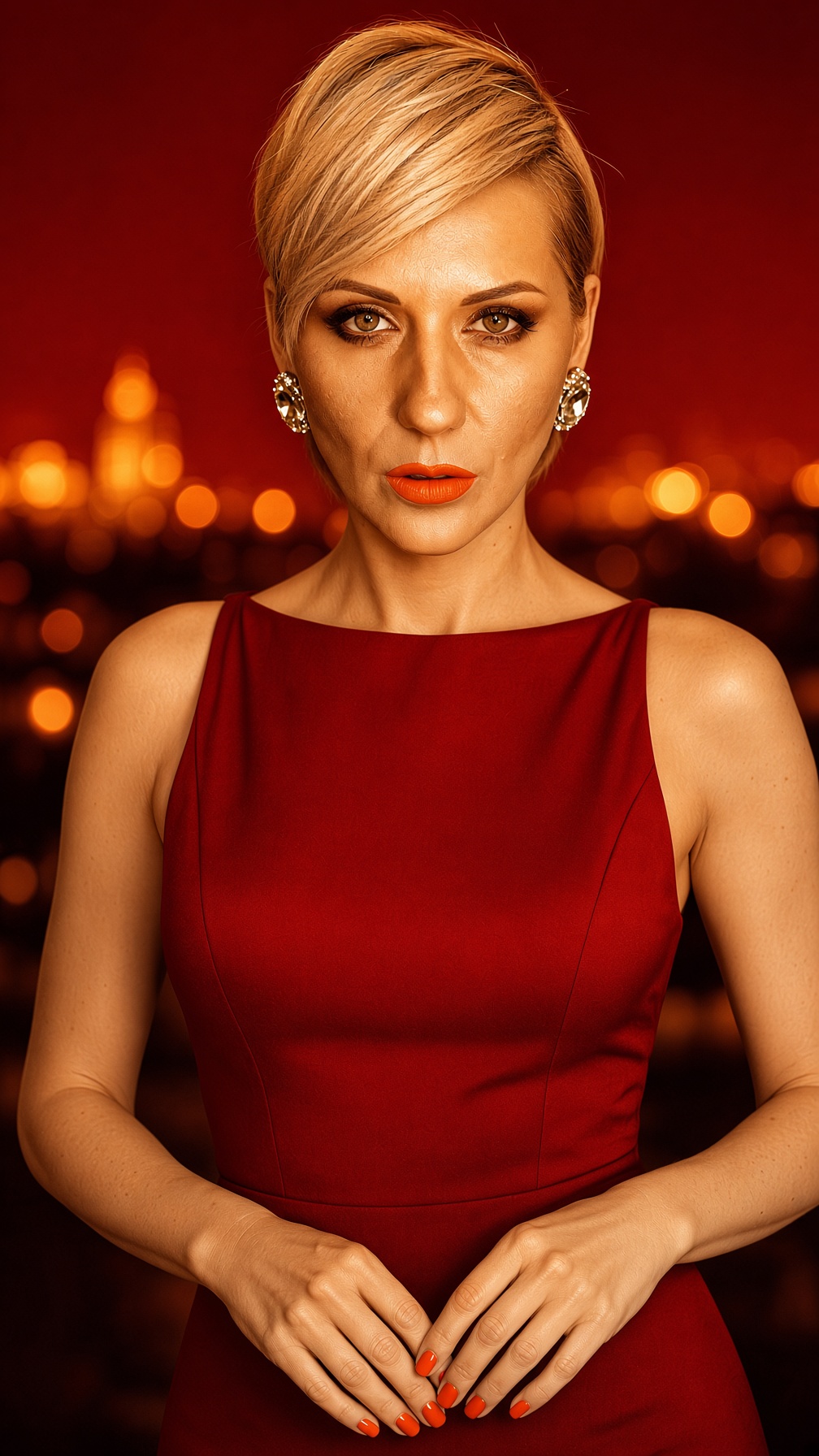 Natallia Cut · Evening · Limassol · red dress